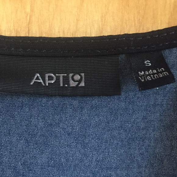 3/$20 SALE Apt 9 blue faux wrap kimono dress - Picture 6 of 6